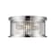 Z-Lite Camellia 2 Light Flush Mount, Polished Nickel & Polished Nickel 334F2PN - alternate 1